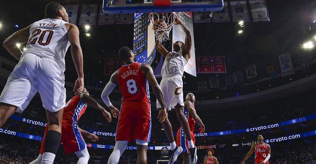 开云入口平台-泰森新高39分莫布利扣篮准绝杀 骑士客场险胜76人